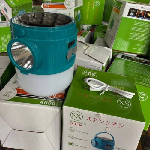 Rechargeable solar lamp