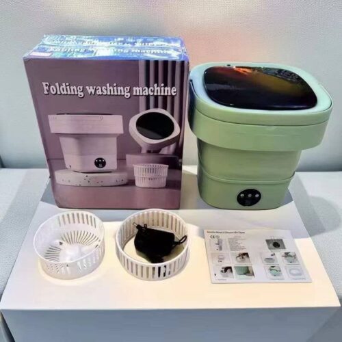 Folding washing machine