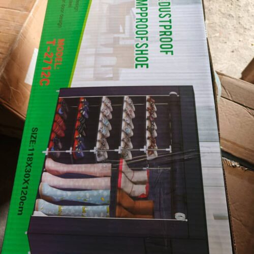 Double dust proof shoe Rack