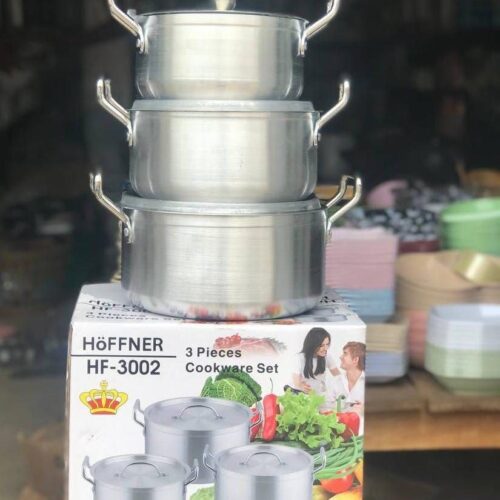 Hf 3002 3Pcs Pot Set 
Sizes: 18cm, 20cm, 22cm