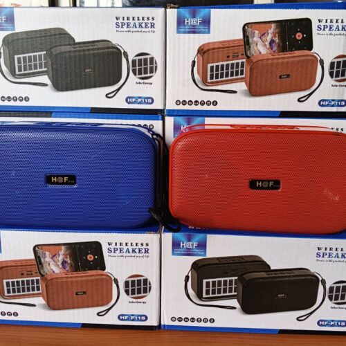 HF F115 Speaker 

With back Solar panel