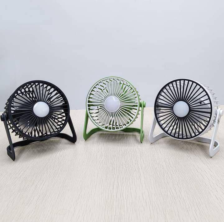 Iwin desktop fan with led light