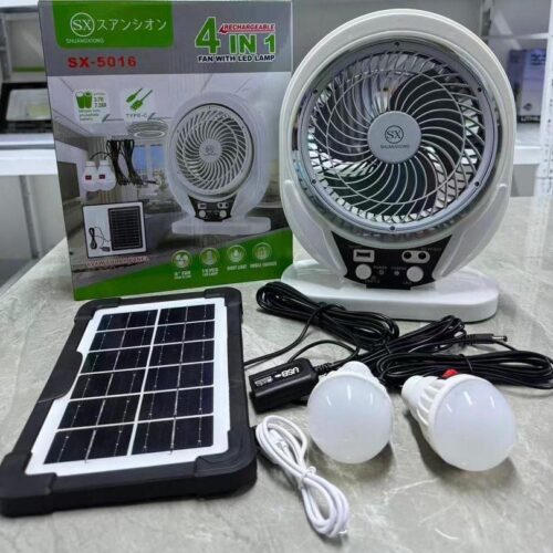 4in1 SX-5016 Rechargeable Fan