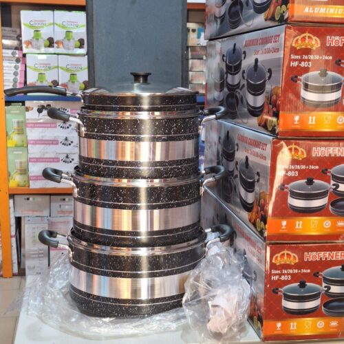 Hff 803 4 Big set pots
26cm 28cm 30cm + 24cm frying pan