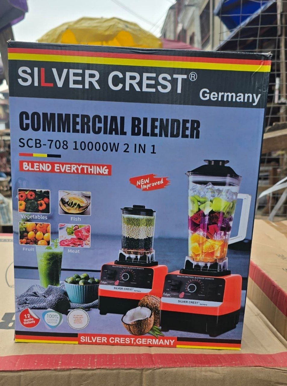 2in1 Silver Crest Blender