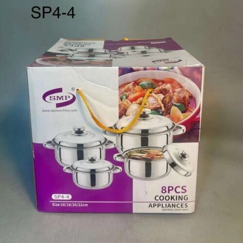4pcs SP4-4 Stainless Pots