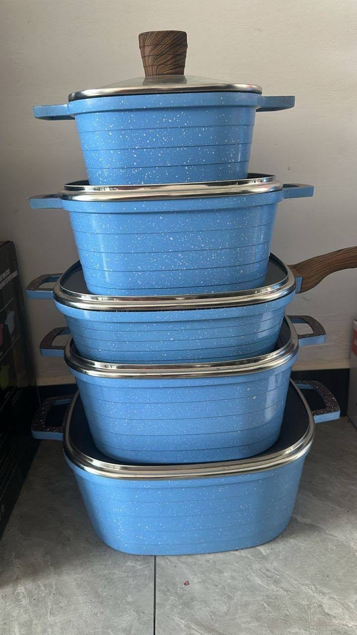 5pcs D07 Granite Pot