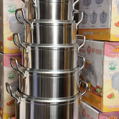 Hff 1013 5pcs Aluminum Stock pot