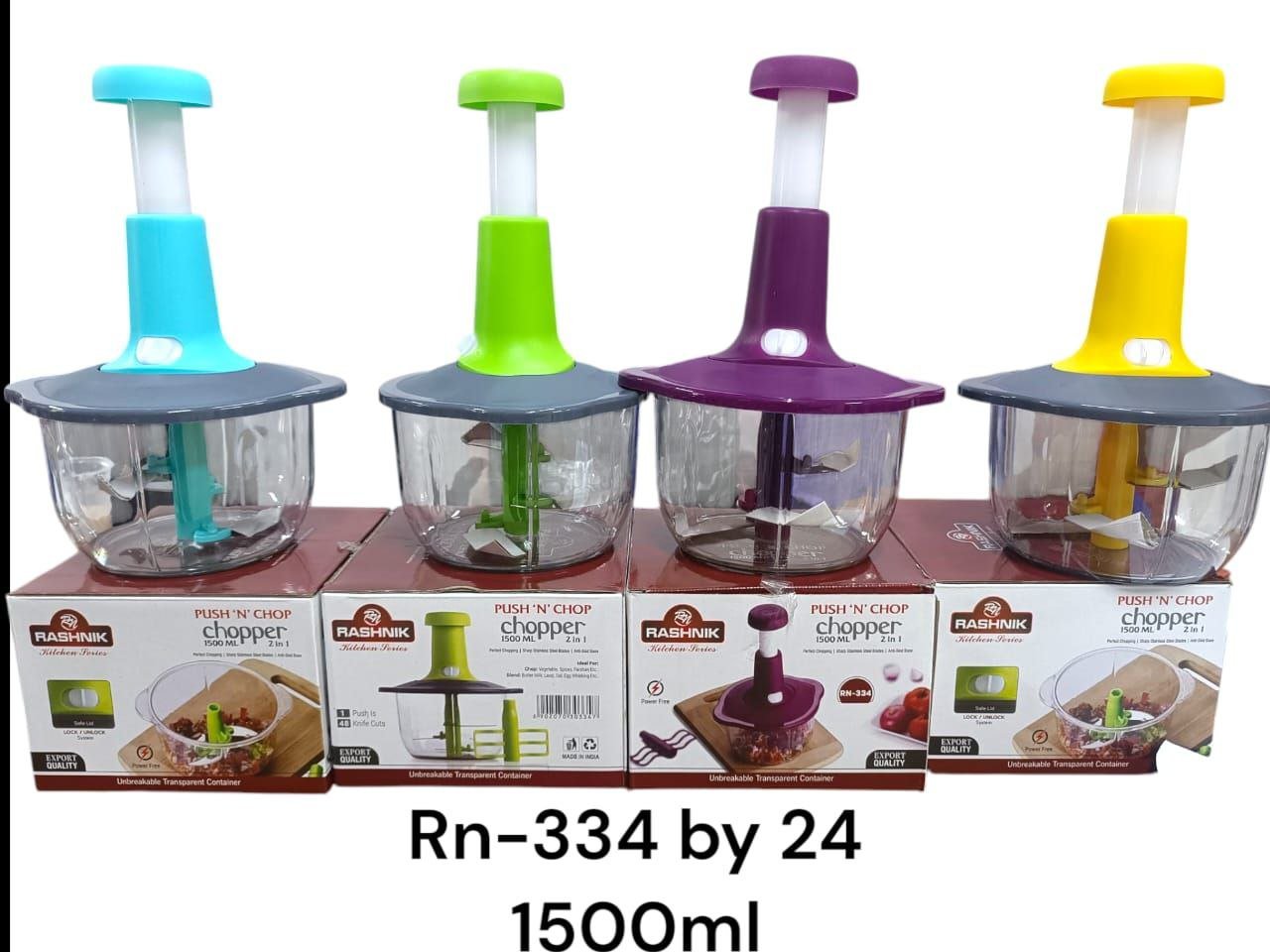 RN-334 PUSH CHOPPER 1000ML
