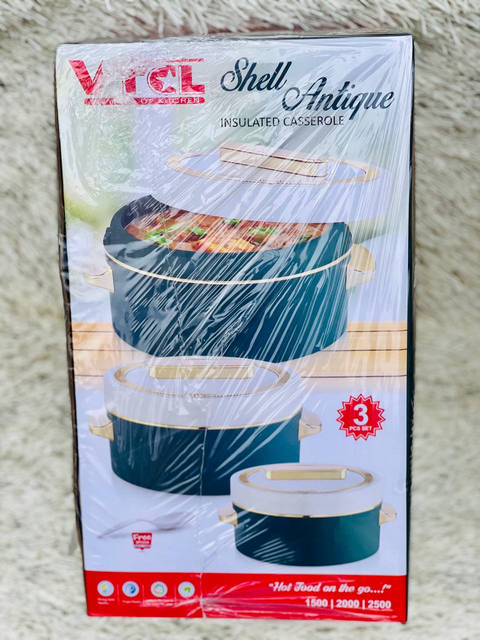 3pcs VTCL Shell antique set