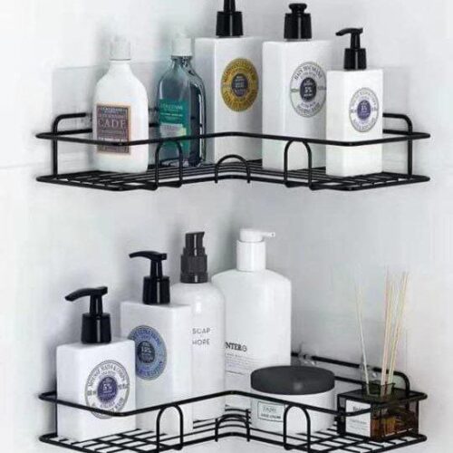 Bathroom corner shelf
