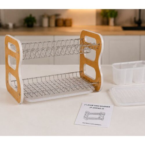 WH 22" B shape dish rack  2layer