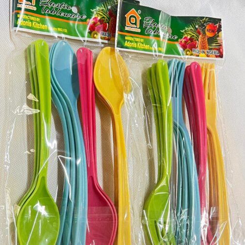 12pcs plastic spoons