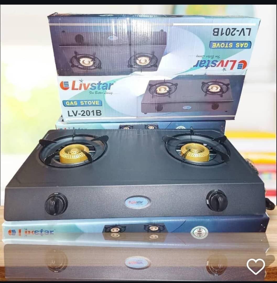 LIVSTAR BLACK SMALL GAS COOKER