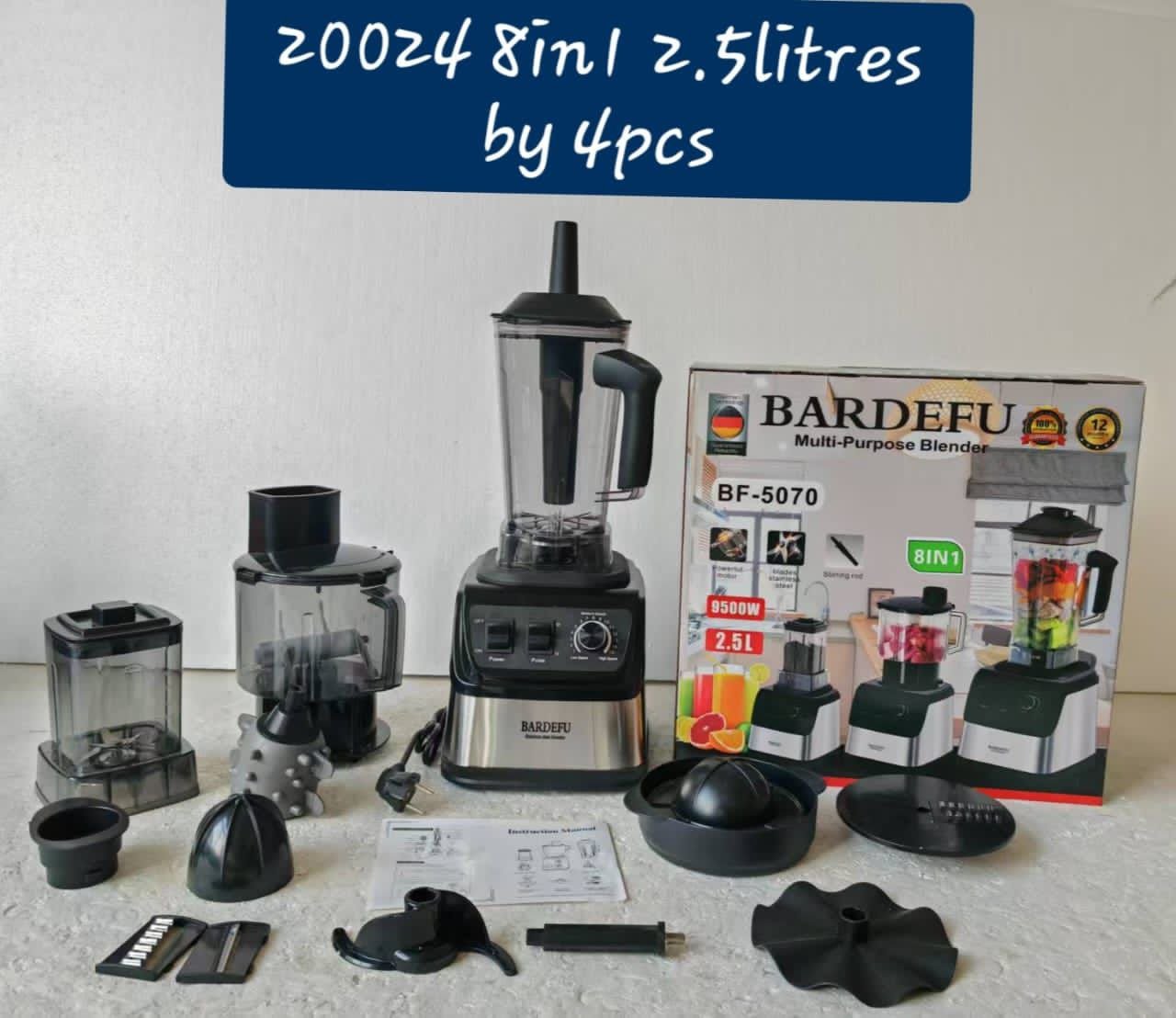 20024 BF-5070 BARDEFU BLENDER 8IN1 2.5LITRES