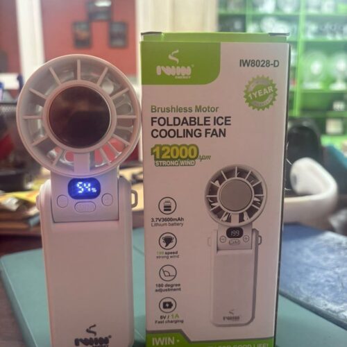 Iw8028-D Foldable Ice Cooling Fan