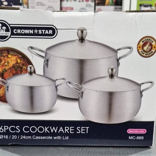 3pcs Mc-889 Quality Aluminum Pot