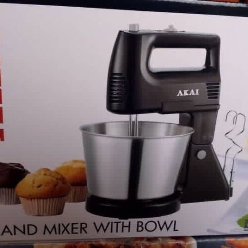 AKAI BD085A Hand Mixer with Bowl