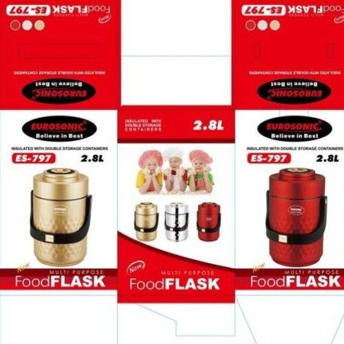 2.8L Es-797 Flask with 2inner