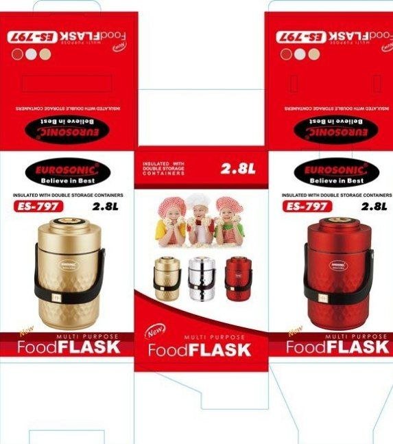 2.8L Es-797 Flask with 2inner