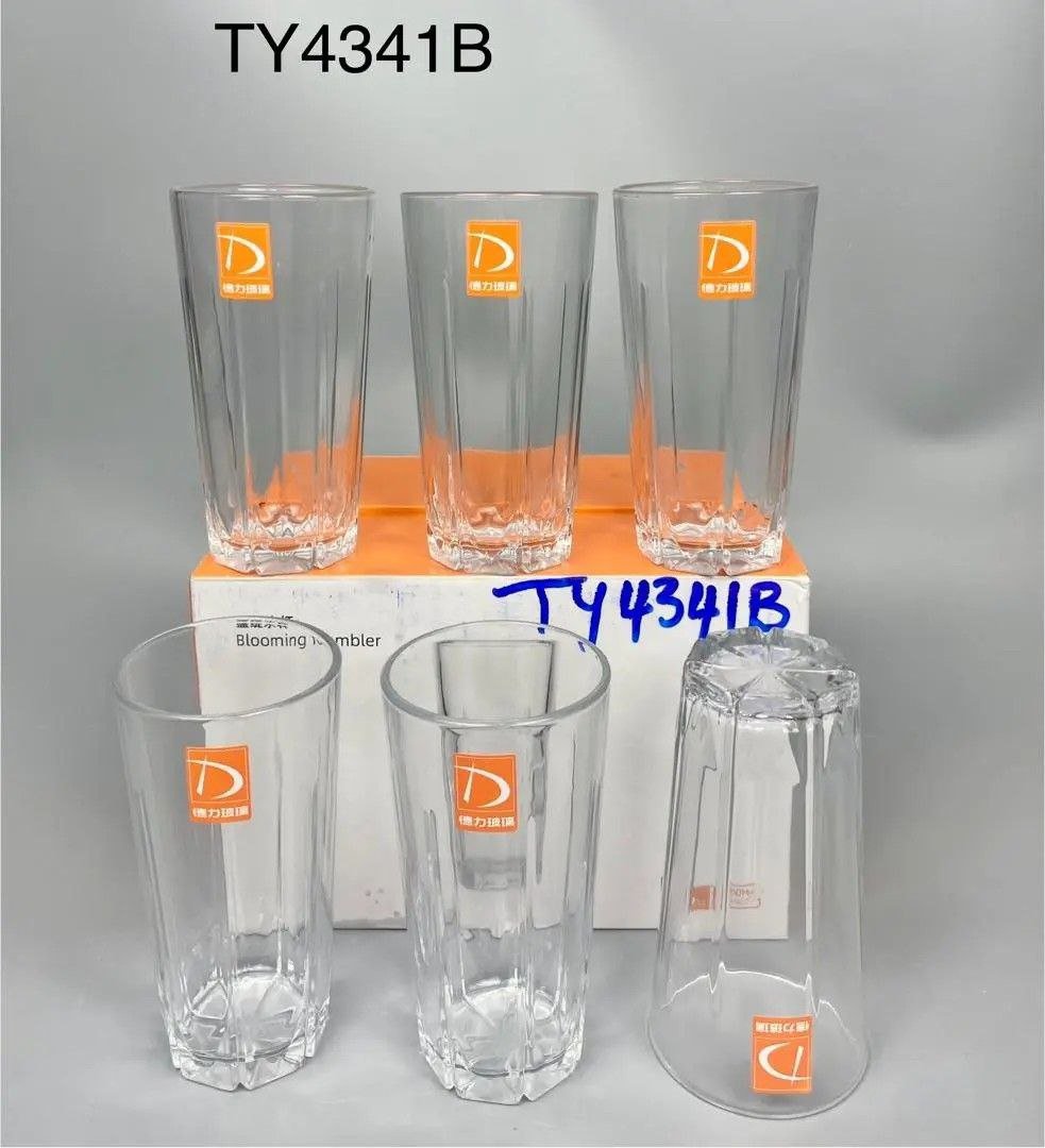 6pcs TY4341B Glass Cup