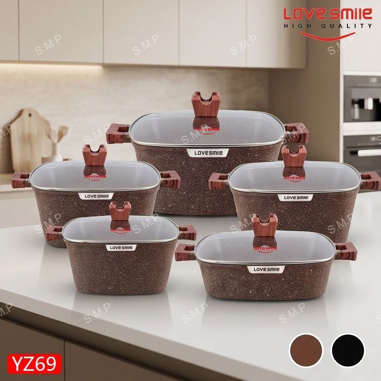 YZ69 Granite Pot 

Size 20/24/28/32 CM Casserole, 28 CM Shallow Casserole

Gas, Electric, Radiant,  Induction