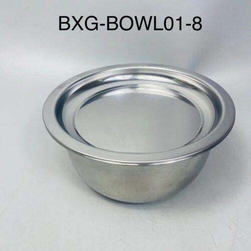 BXG-BOWL01-8“ Stainless Plate