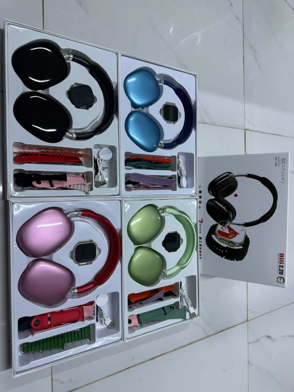 SX-A6 Smart Watch with Headset