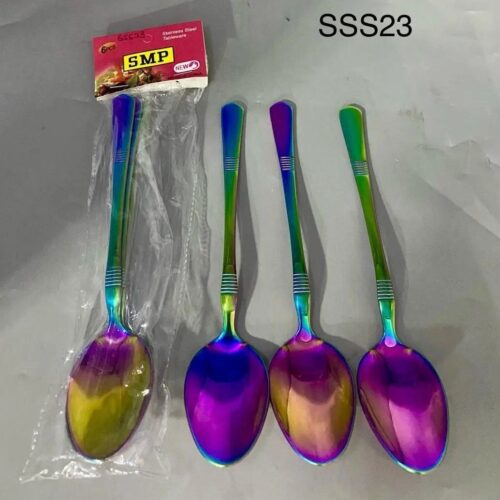 6pcs SSS23 Rainbow Spoon