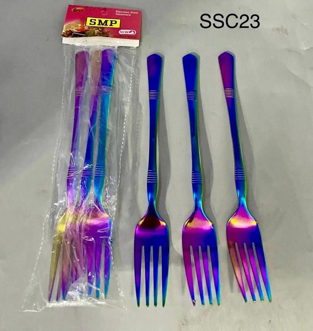 6pcs SSC23 Rainbow Fork