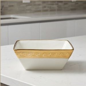 DDB30-7 7" Gold Rim Bowl