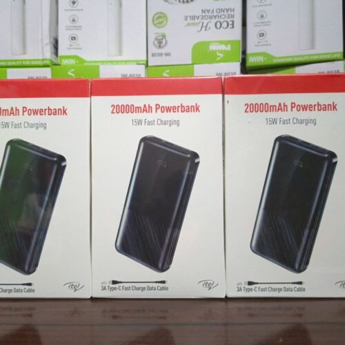 Itel 20000mAh Power Bank 

Model: Star200P with percentage