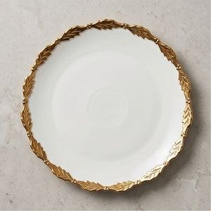 DDP28-10 10" Gold Rim Plate